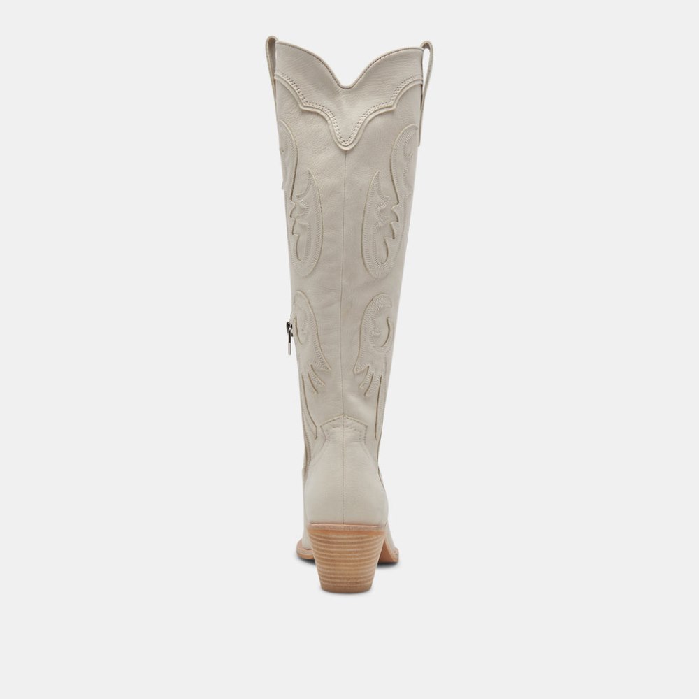 Dolce Vita Samsin Boots Ivory Nubuck