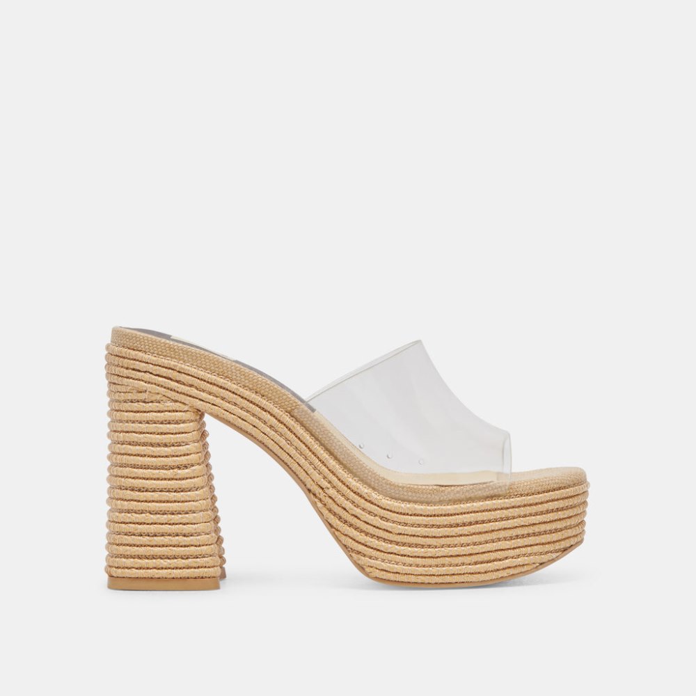 Dolce Vita Lichia Heels Natural Vinyl