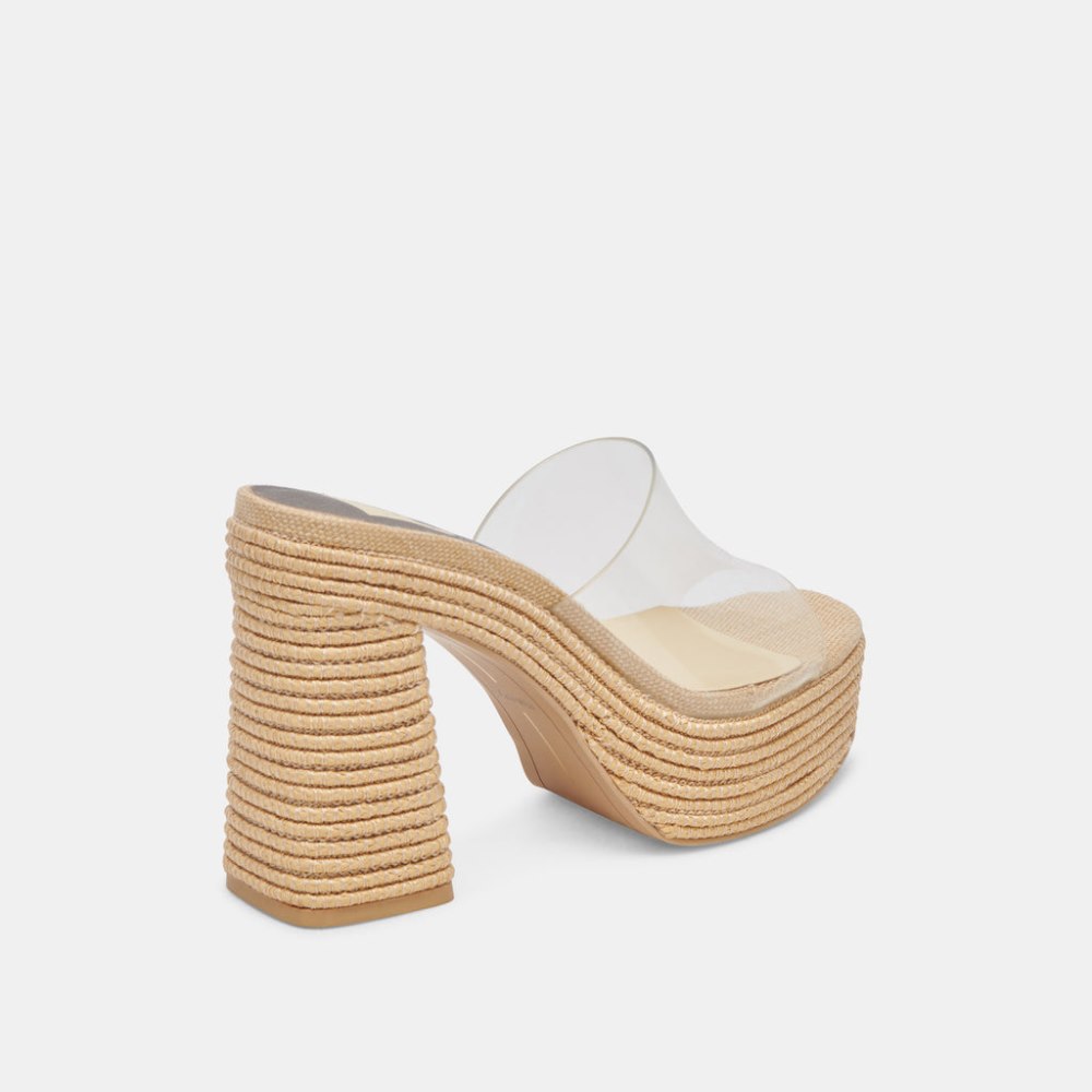 Dolce Vita Lichia Heels Natural Vinyl