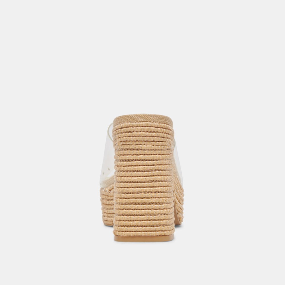 Dolce Vita Lichia Heels Natural Vinyl