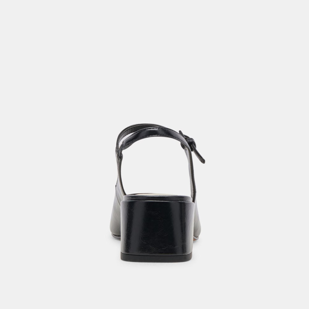 Dolce Vita Maggi Heels Midnight Crinkle Patent