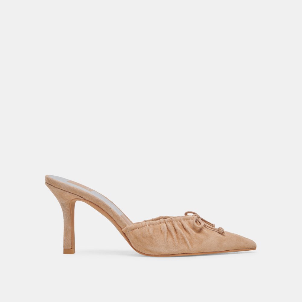 Dolce Vita Kairi Heels Camel Suede