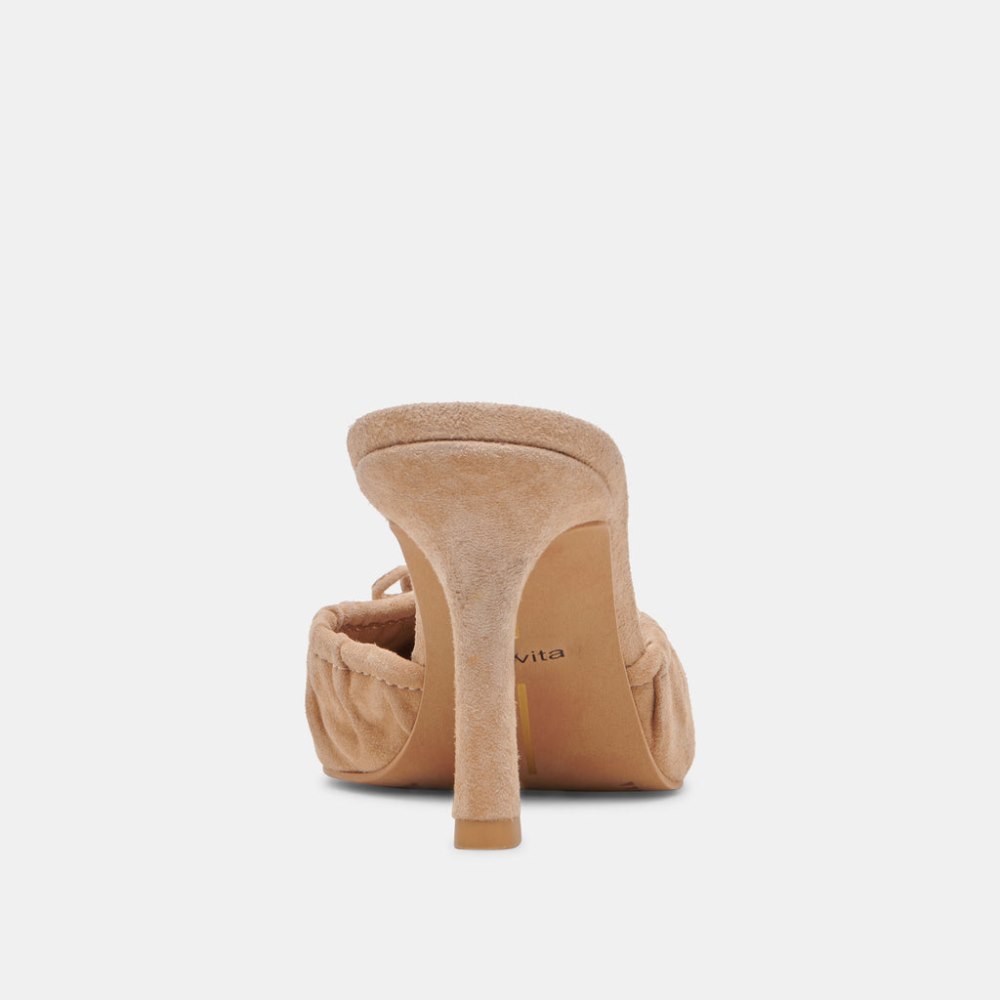 Dolce Vita Kairi Heels Camel Suede