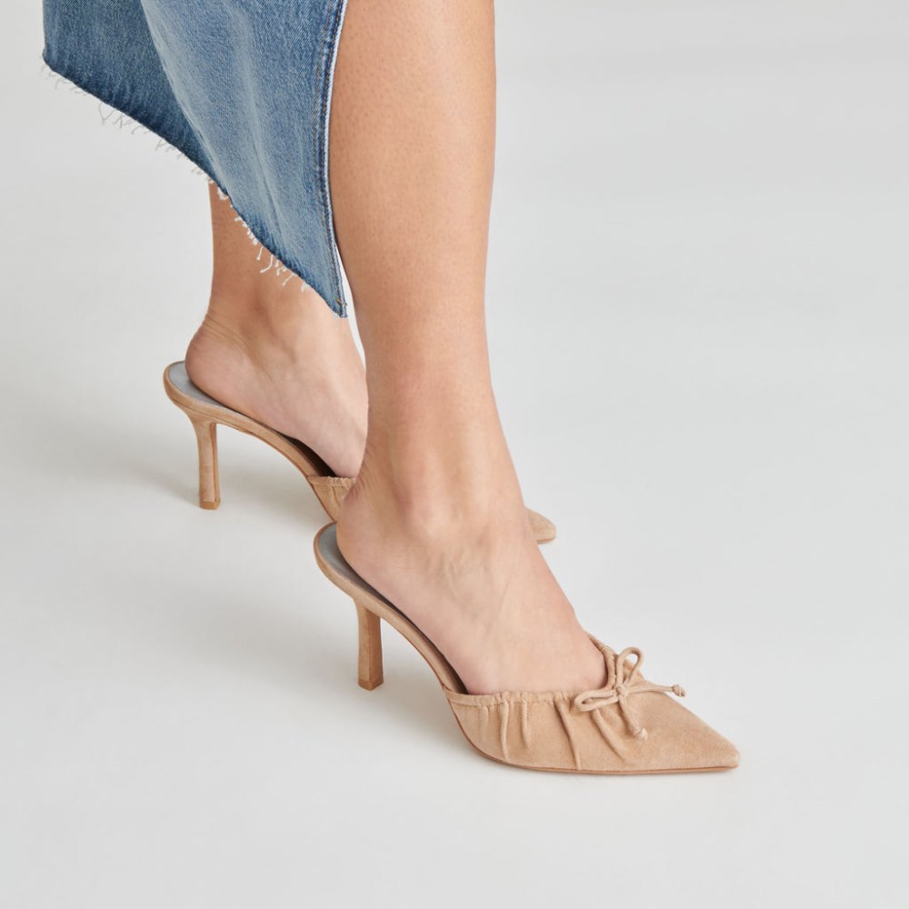 Dolce Vita Kairi Heels Camel Suede