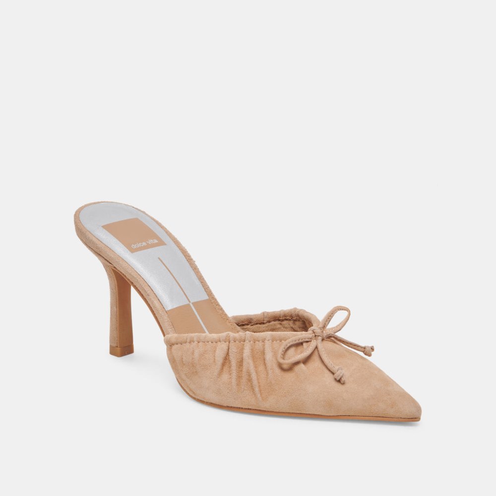 Dolce Vita Kairi Heels Camel Suede