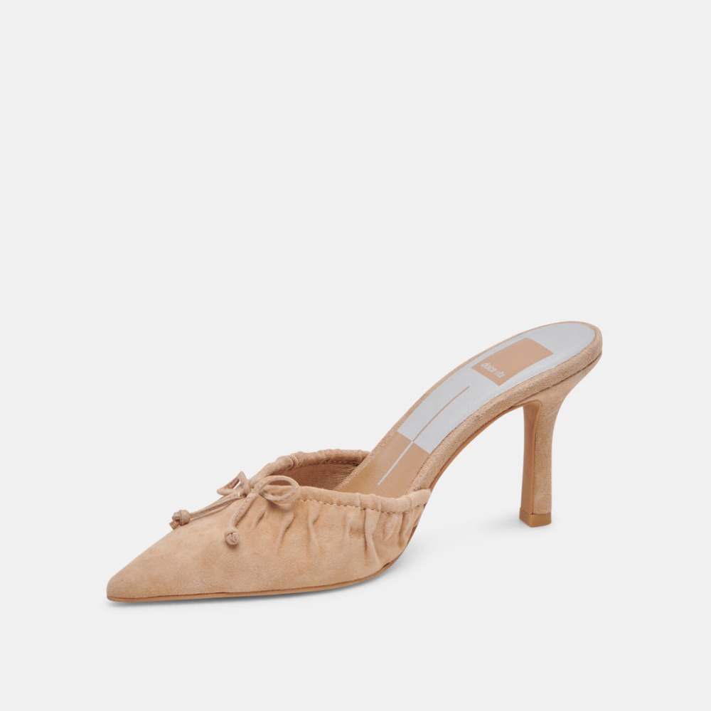 Dolce Vita Kairi Heels Camel Suede