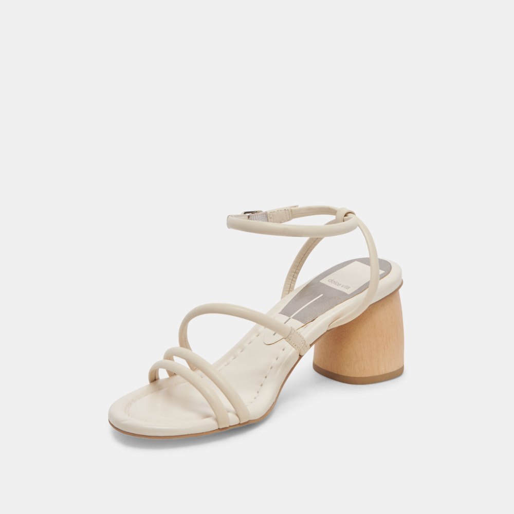 Dolce Vita Mikael Heels Ivory Leather