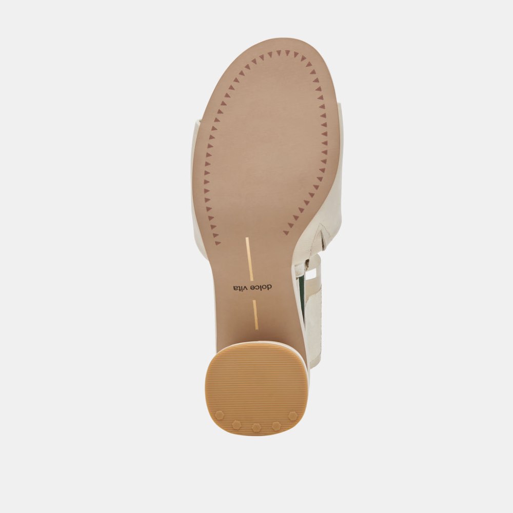 Dolce Vita Minny Dress Heels Ivory Leather