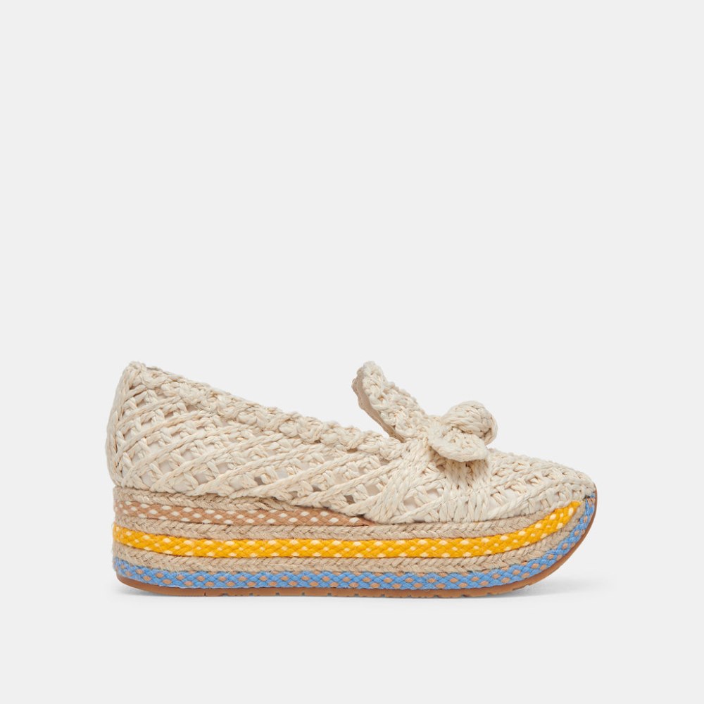 Dolce Vita Jaka Sneakers Citrus Multi Raffia