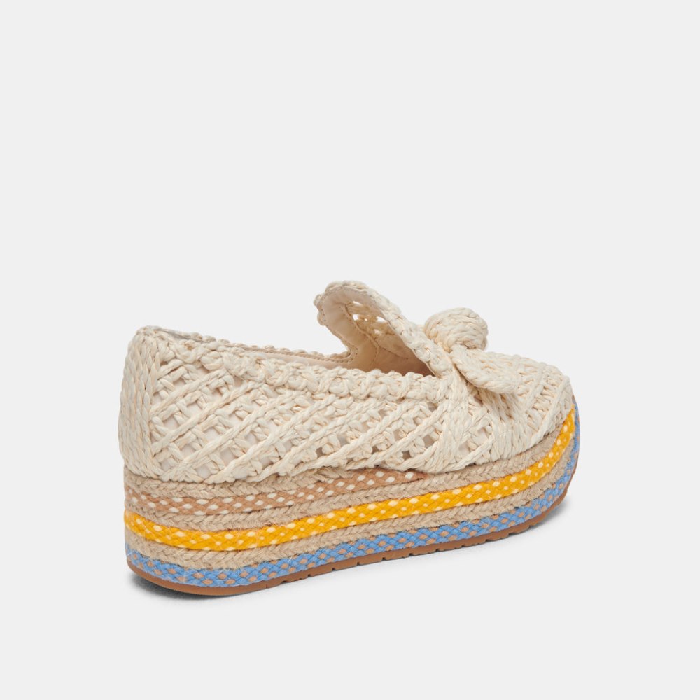 Dolce Vita Jaka Sneakers Citrus Multi Raffia