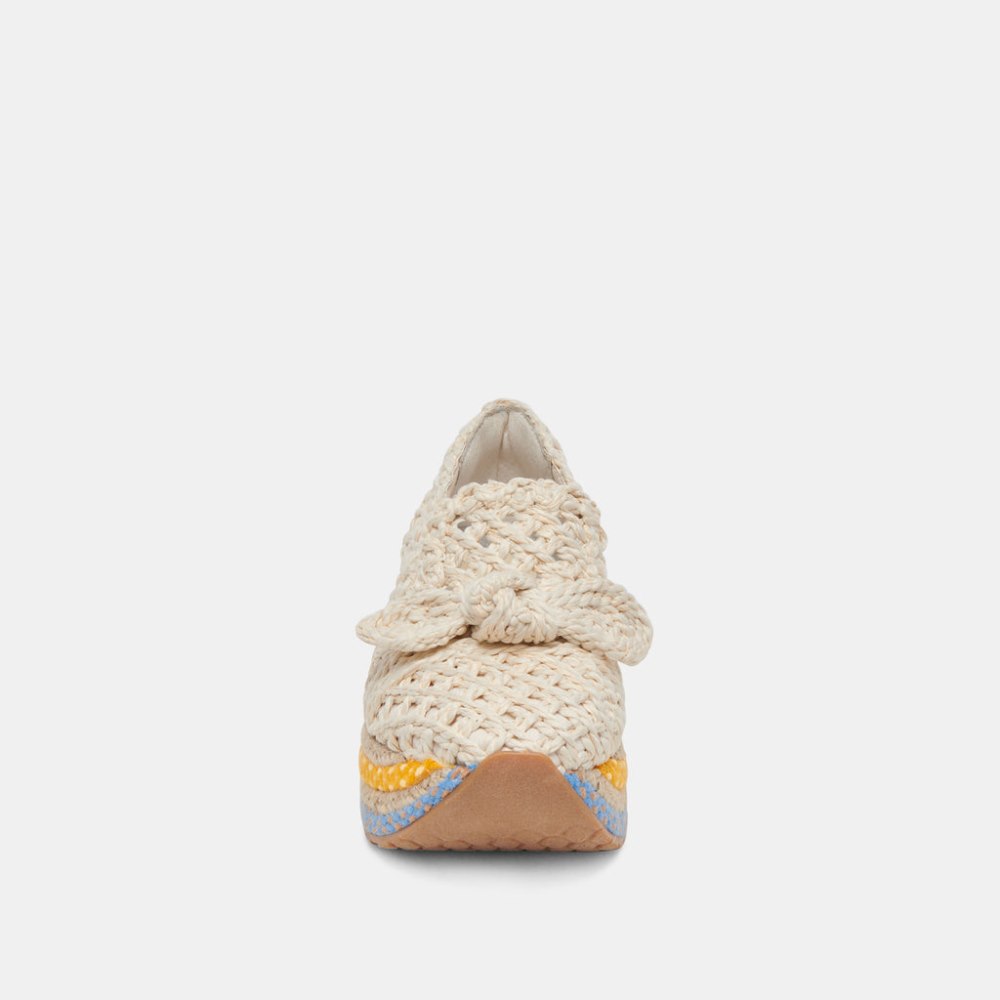 Dolce Vita Jaka Sneakers Citrus Multi Raffia