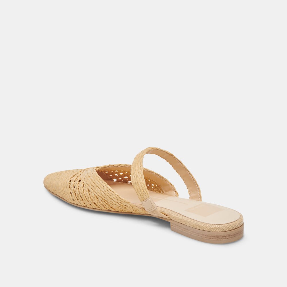 Dolce Vita Kaline Flats Lt Natural Raffia