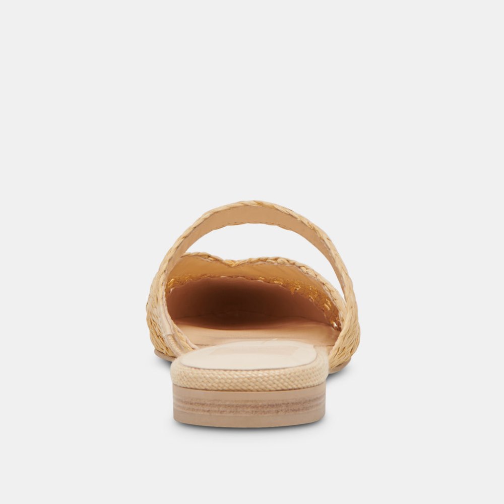 Dolce Vita Kaline Flats Lt Natural Raffia