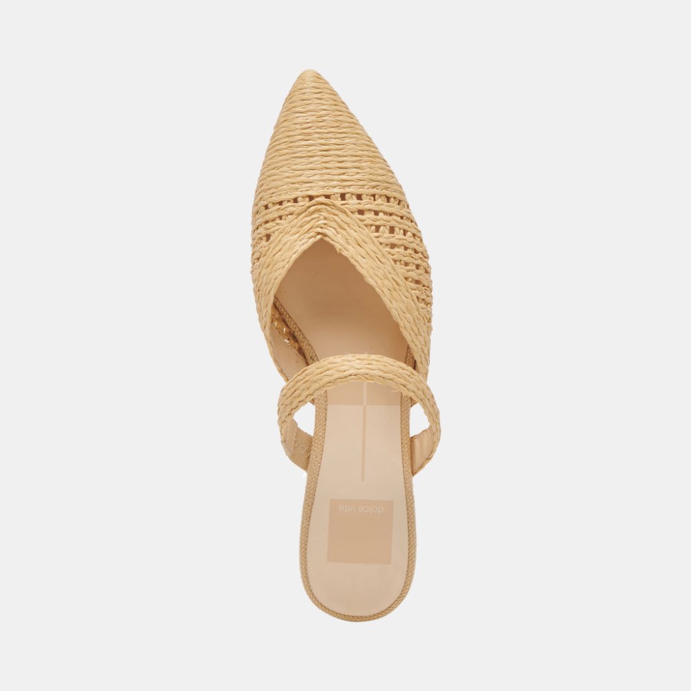 Dolce Vita Kaline Flats Lt Natural Raffia