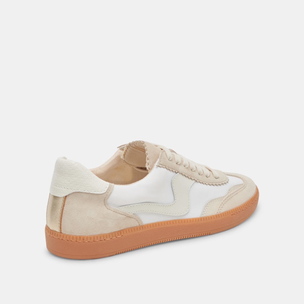 Dolce Vita Notice Wide Sneakers Ivory Multi Nylon