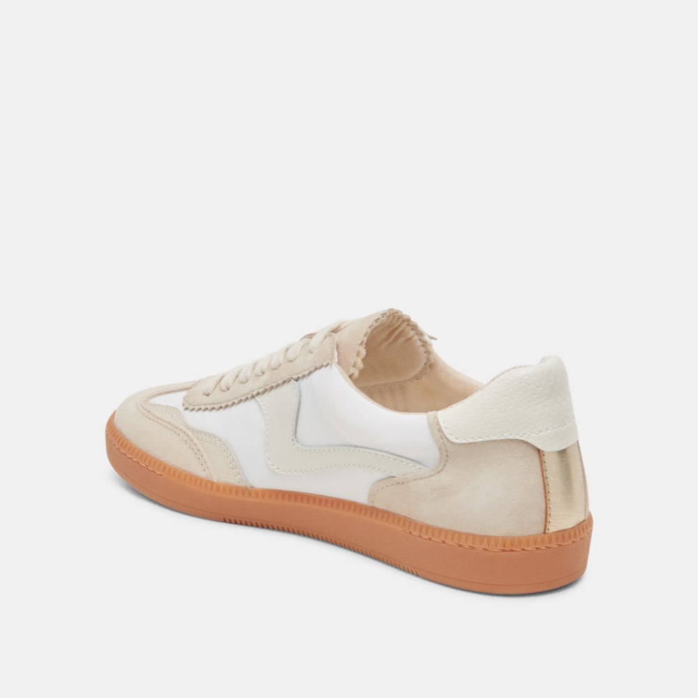 Dolce Vita Notice Wide Sneakers Ivory Multi Nylon