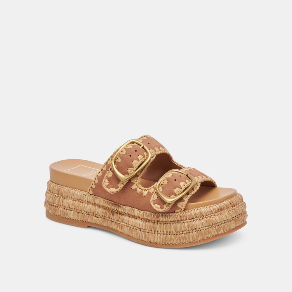 Dolce Vita Wanika Sandals Brown Nubuck