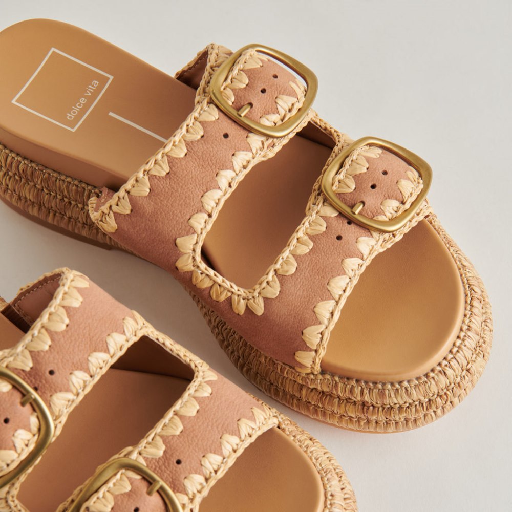Dolce Vita Wanika Sandals Brown Nubuck