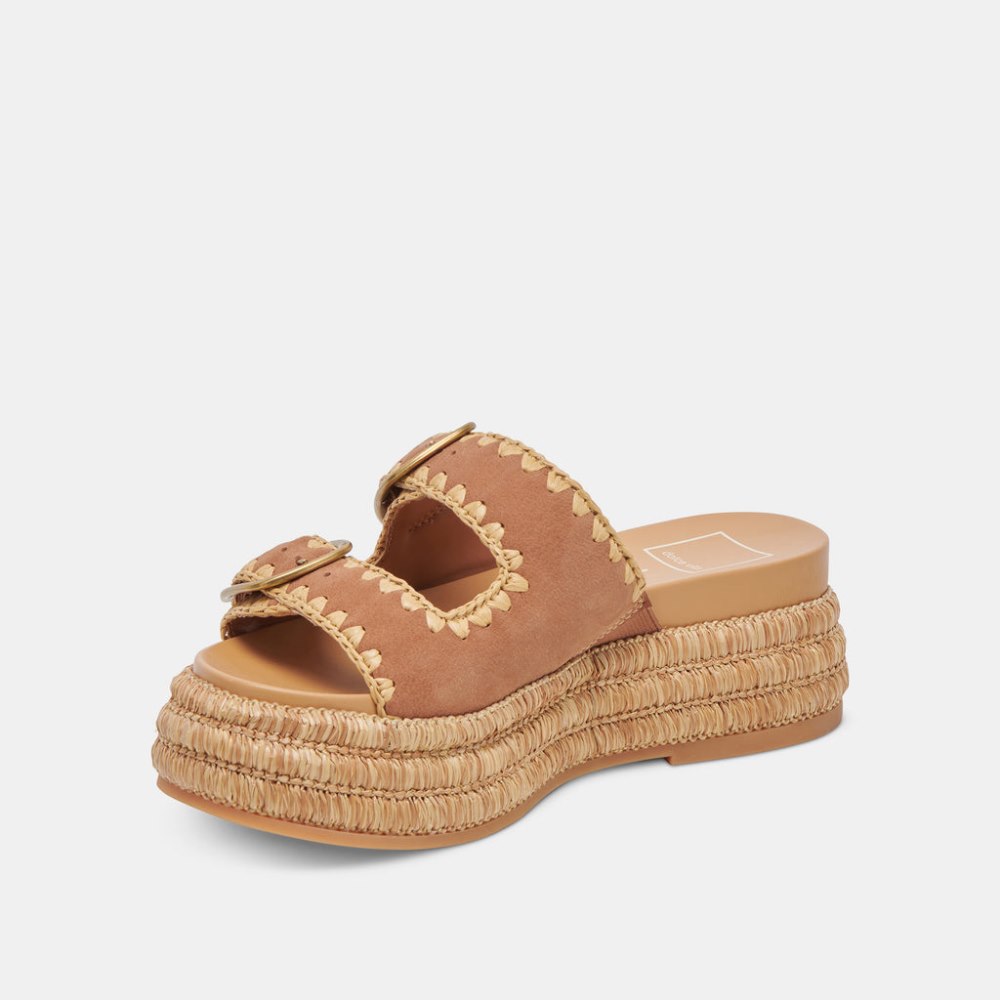 Dolce Vita Wanika Sandals Brown Nubuck