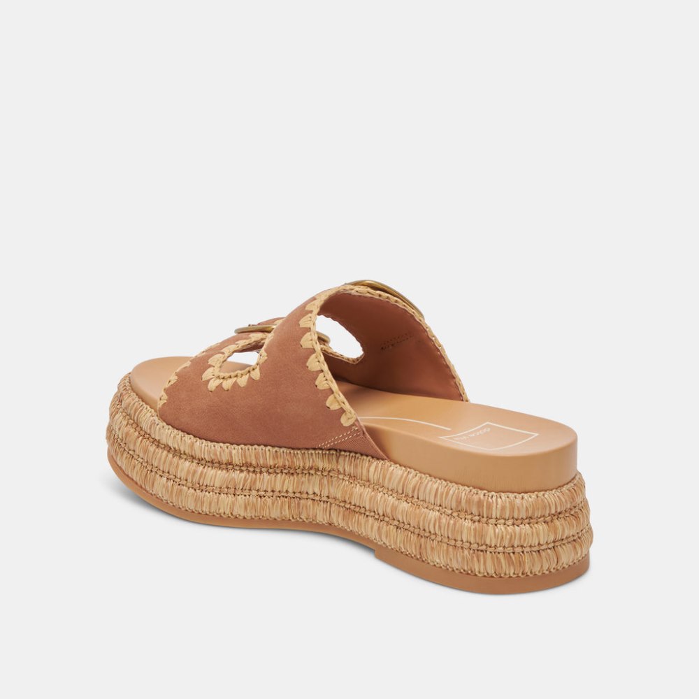 Dolce Vita Wanika Sandals Brown Nubuck