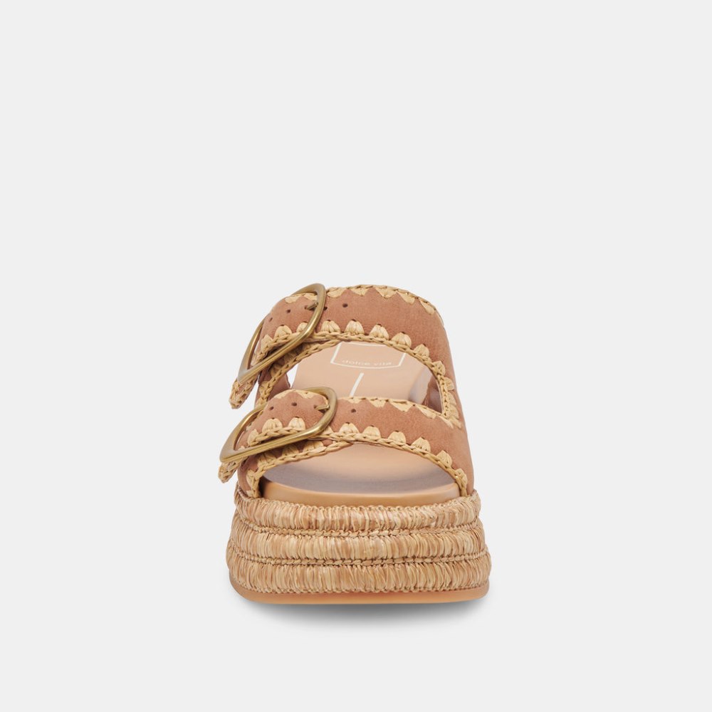 Dolce Vita Wanika Sandals Brown Nubuck