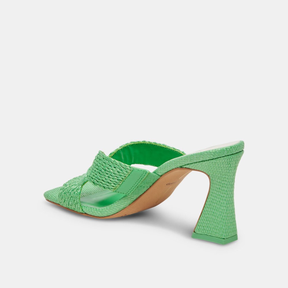 Dolce Vita Nitro Heels Seaglass Raffia