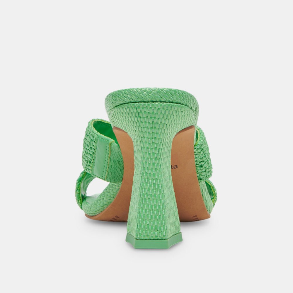 Dolce Vita Nitro Heels Seaglass Raffia