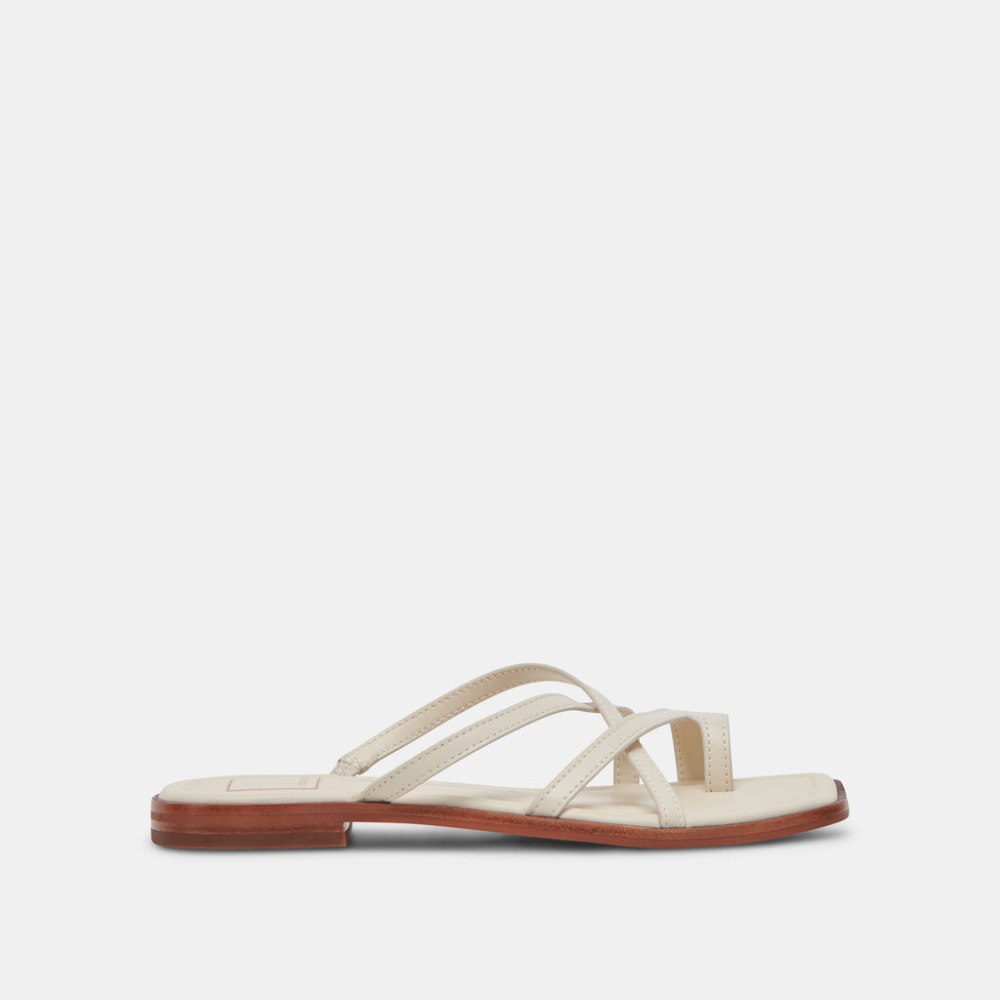 Dolce Vita Indigo Sandals Ivory Leather