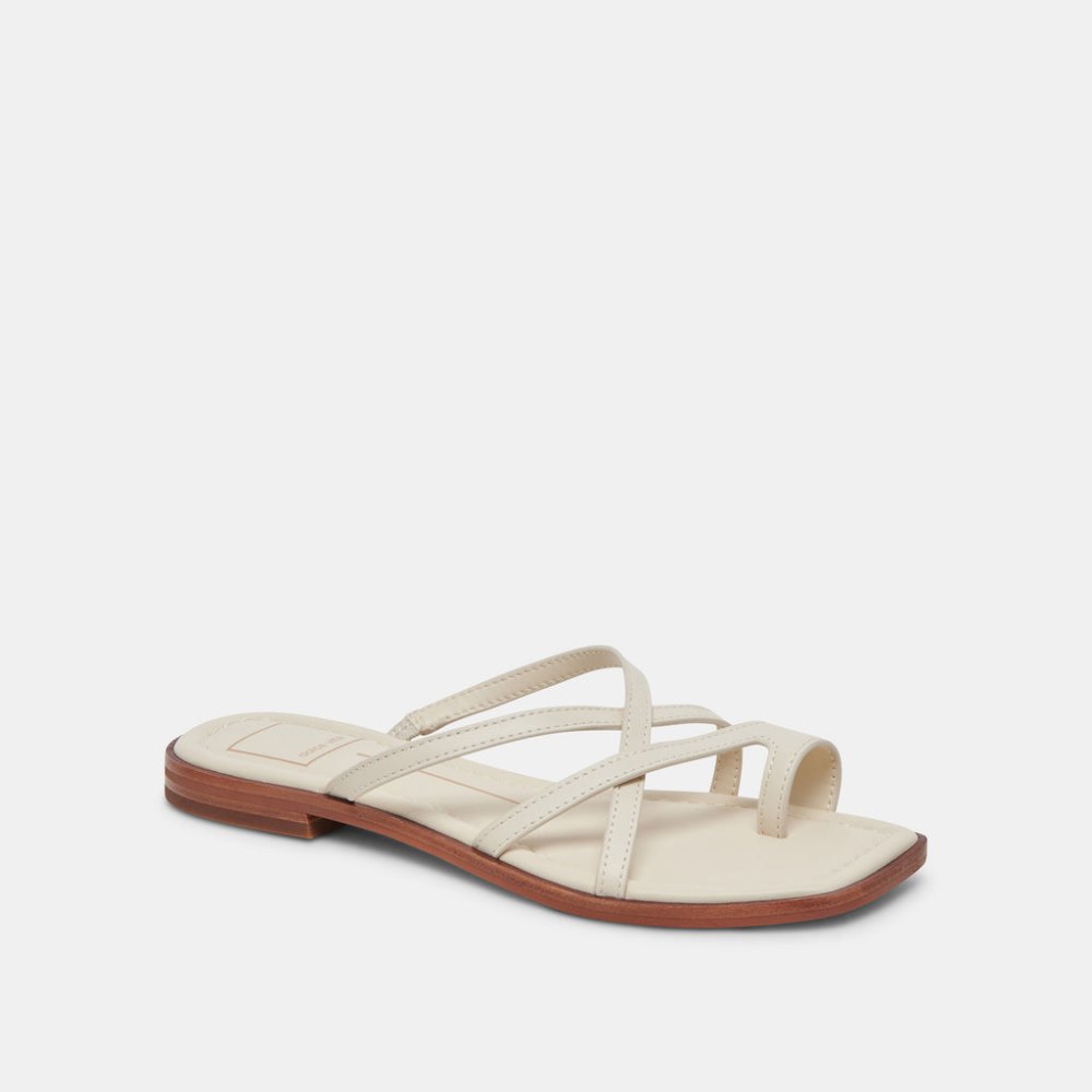 Dolce Vita Indigo Sandals Ivory Leather