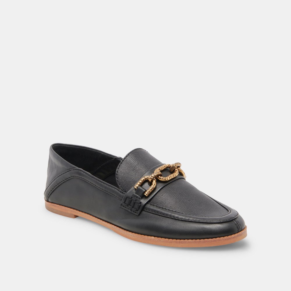 Dolce Vita Reign Flats Black Leather