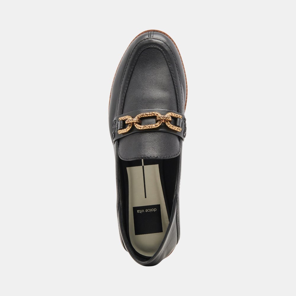 Dolce Vita Reign Flats Black Leather