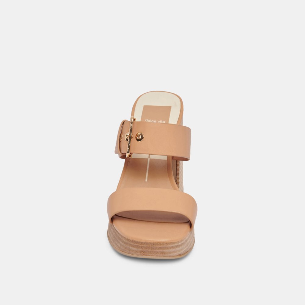 Dolce Vita Landry Heels Tan Leather