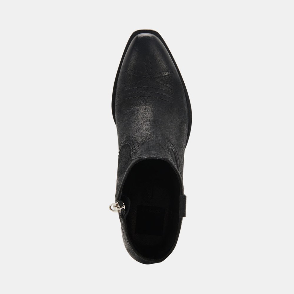 Dolce Vita Silma Booties Black Leather