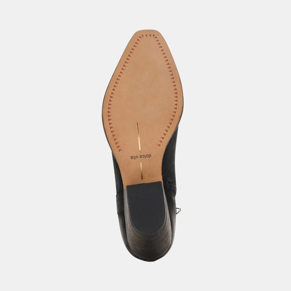 Dolce Vita Silma Booties Black Leather
