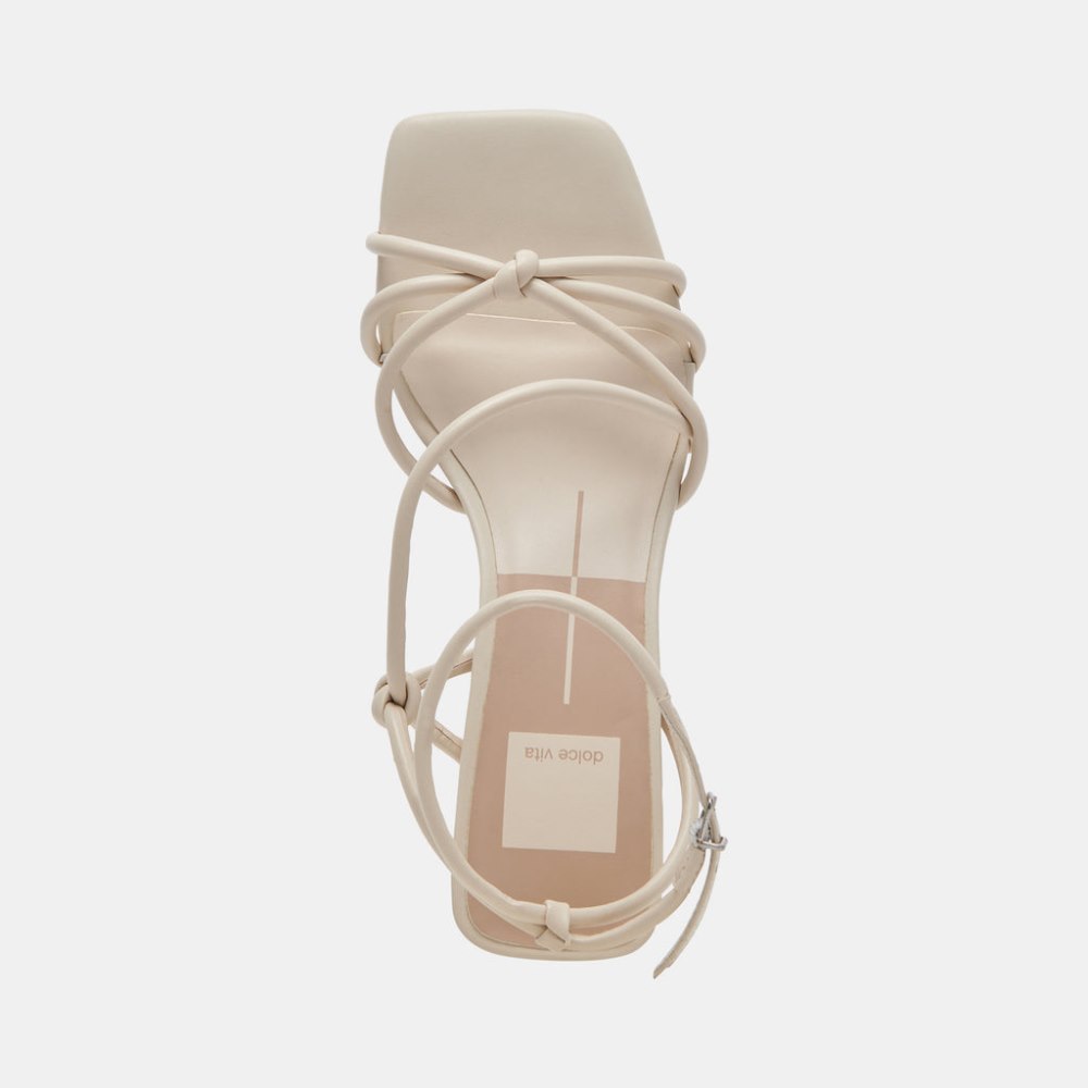 Dolce Vita Bev Heels Ivory Leather