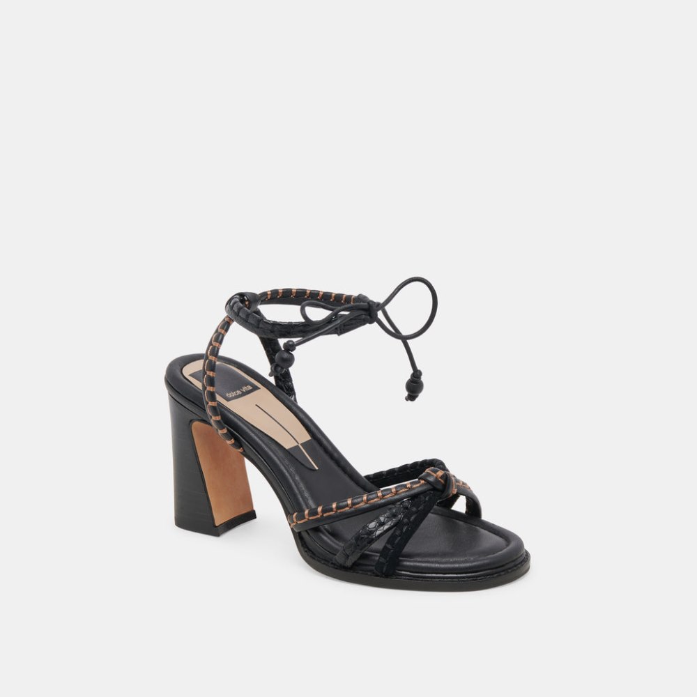 Dolce Vita Gazele Heels Black Multi Leather