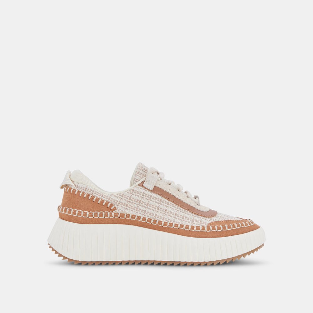 Dolce Vita Dolen Sneakers Brown Multi Woven