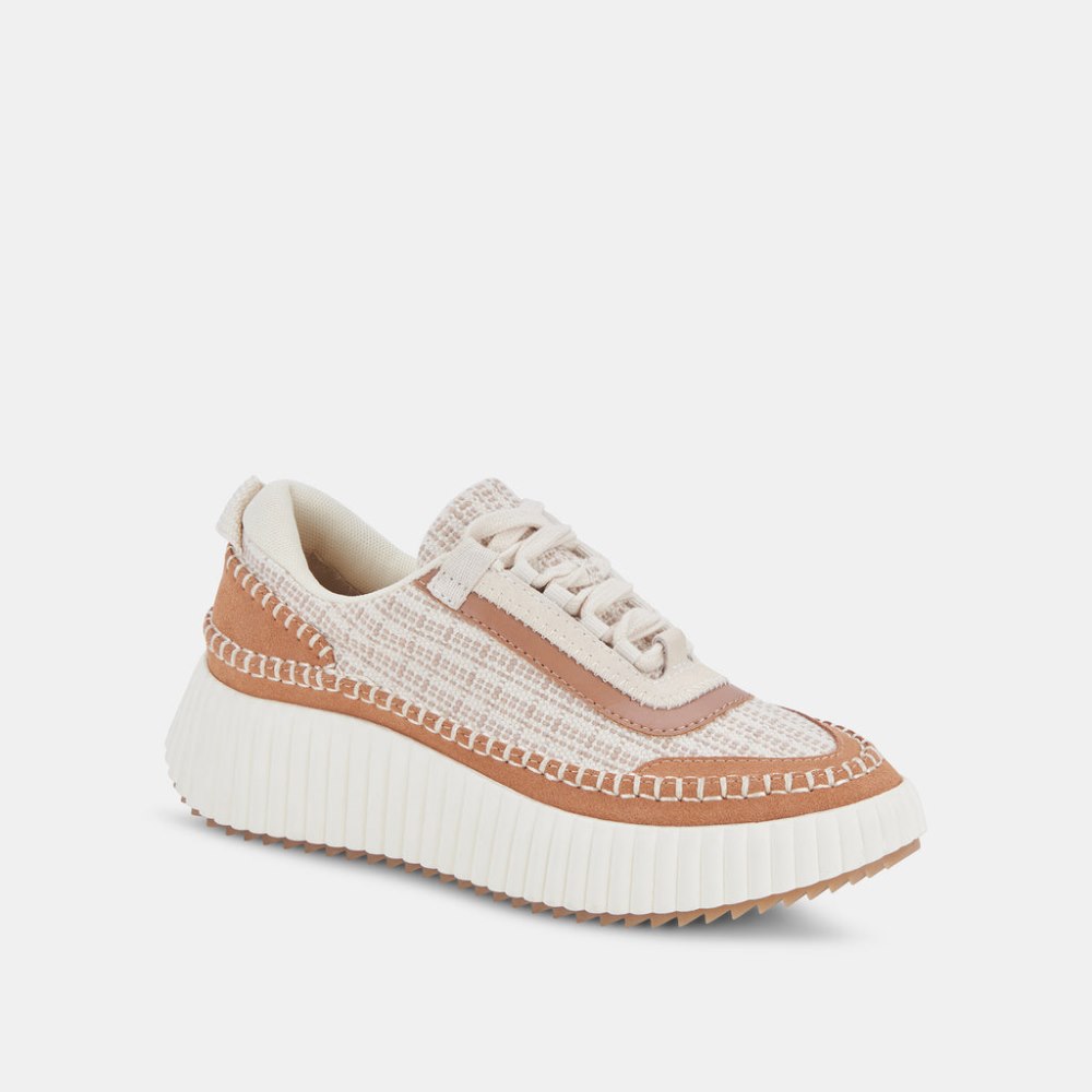 Dolce Vita Dolen Sneakers Brown Multi Woven
