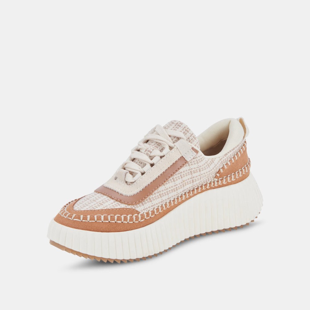 Dolce Vita Dolen Sneakers Brown Multi Woven