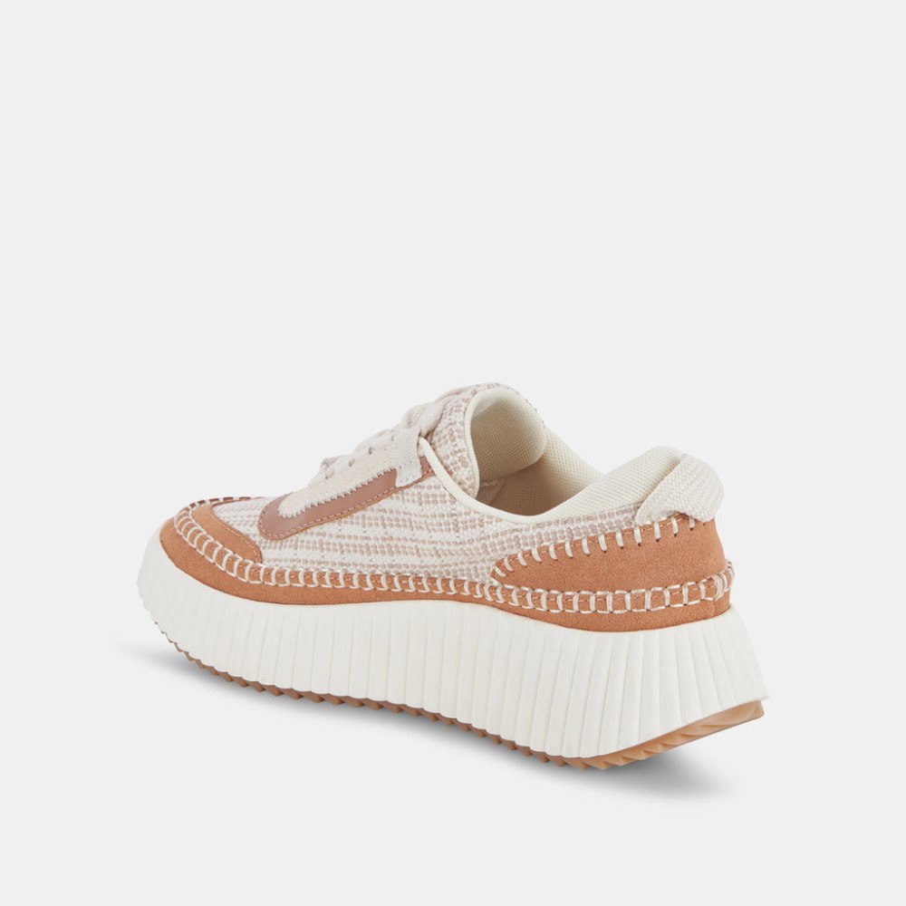 Dolce Vita Dolen Sneakers Brown Multi Woven