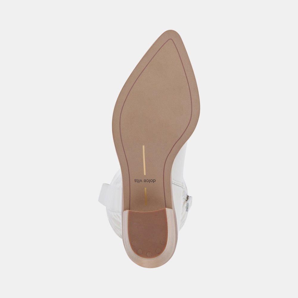 Dolce Vita Solei Boots White Leather