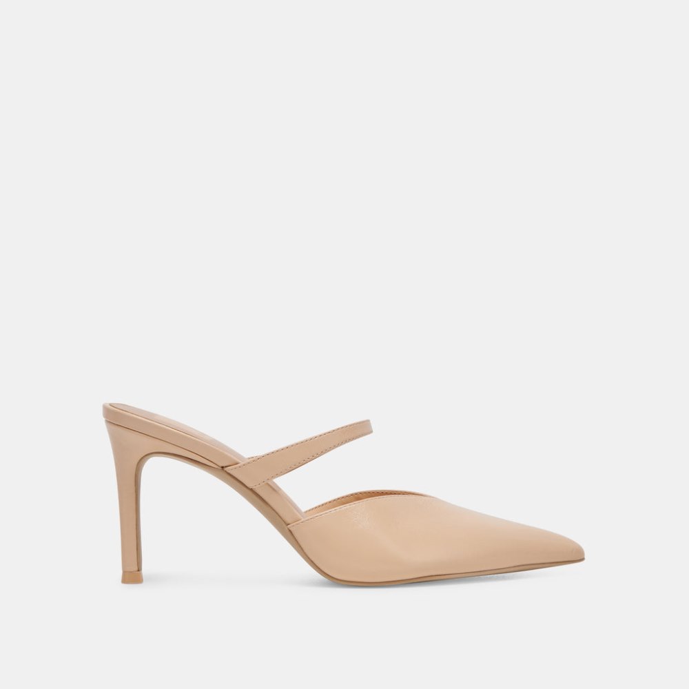 Dolce Vita Kanika Heels French Vanilla Crinkle Patent