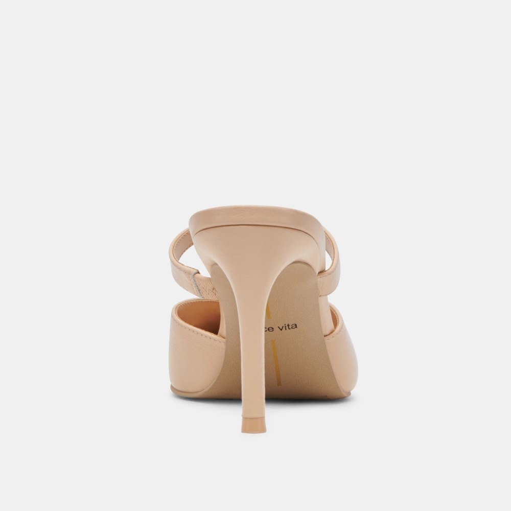 Dolce Vita Kanika Heels French Vanilla Crinkle Patent