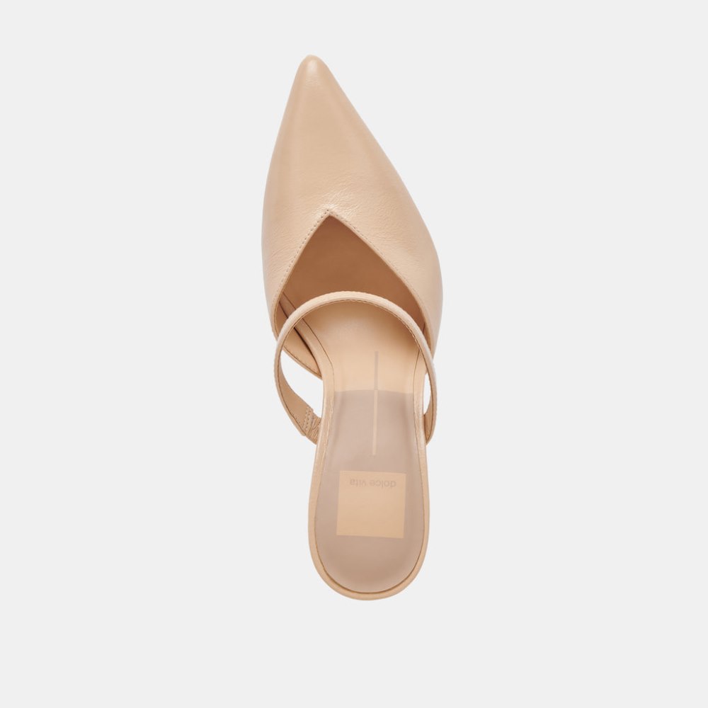 Dolce Vita Kanika Heels French Vanilla Crinkle Patent