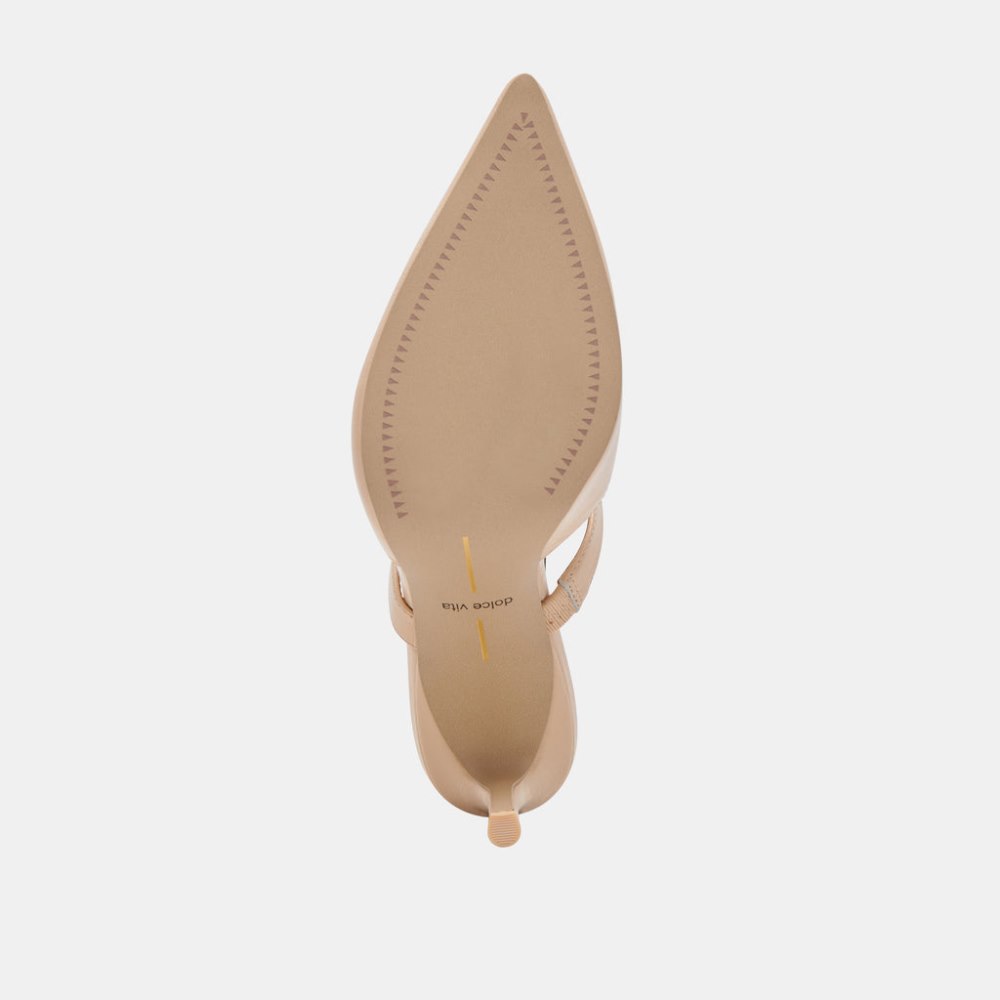 Dolce Vita Kanika Heels French Vanilla Crinkle Patent