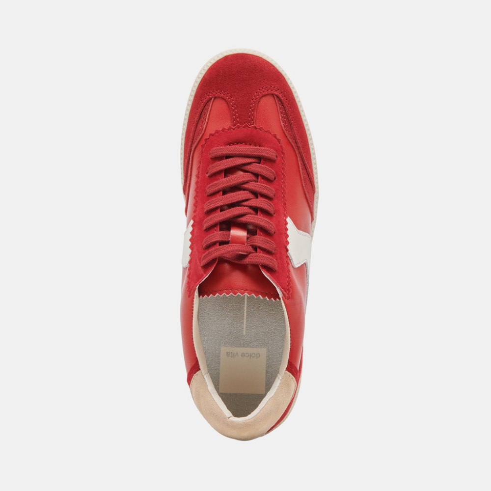 Dolce Vita Notice Sneakers Red Suede