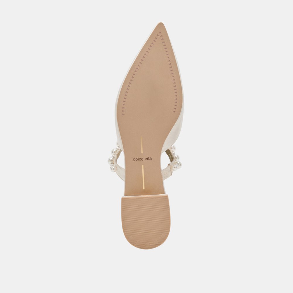 Dolce Vita Kanika Pearl Flats Vanilla Pearls