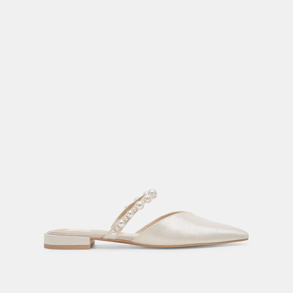 Dolce Vita Kanika Pearl Flats Vanilla Pearls