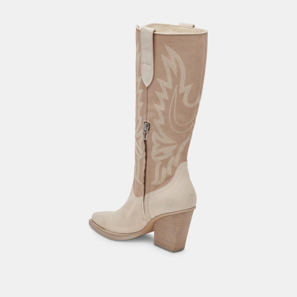 Dolce Vita Blanch Boots Taupe Multi Nubuck