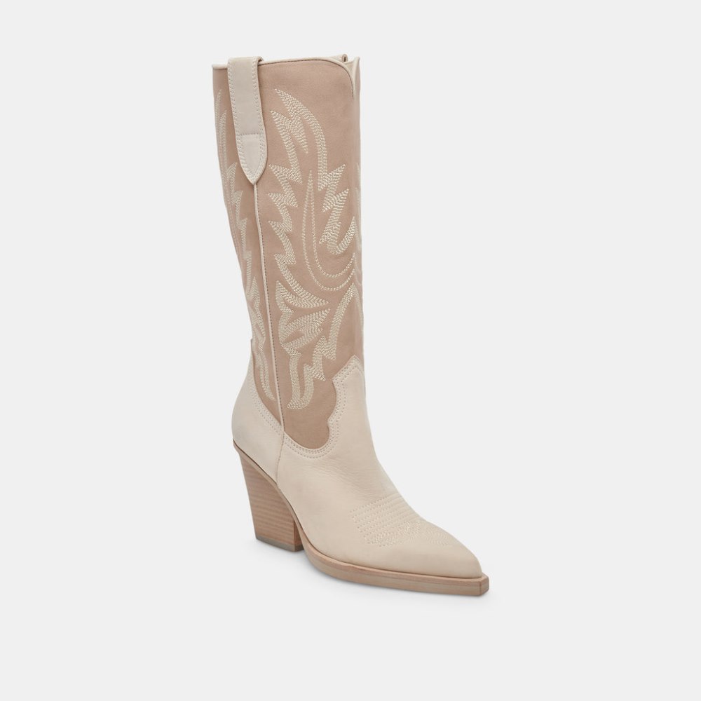 Dolce Vita Blanch Boots Taupe Multi Nubuck